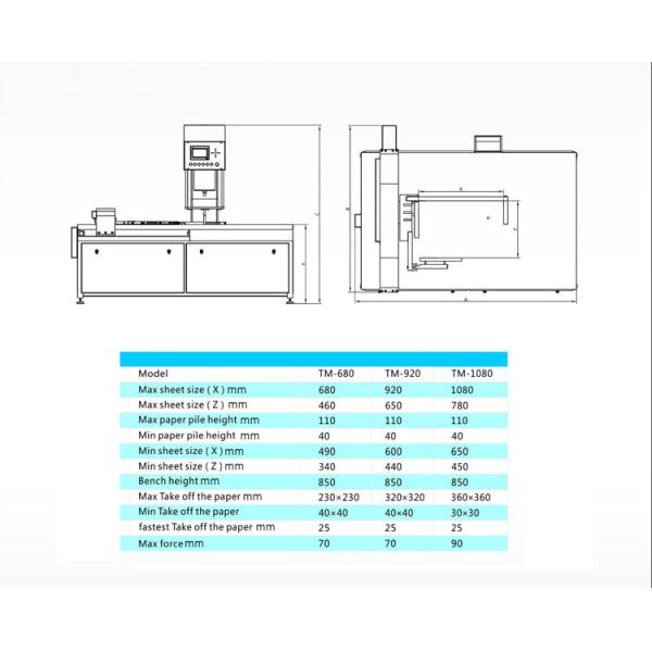 Automatic paper strip machine cardboard stripping machine take off machine