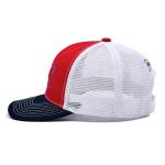 Customizable 6 Panel Trucker Cap Pre Curved Visor Logo Embroidery