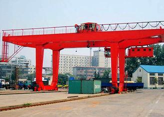 PLC Automatic Control Industrial Gantry Crane , Rail Mounted Container RMG