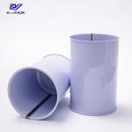 Round Shape Drink Cans Metal 200 300 450 Gram Easy Open Tin Can For Fruit
