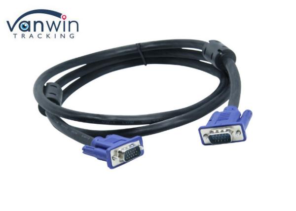 Quality High Speed Video 15PIN VGA To VGA Cable Male To Male 8mm For CCTV System for sale