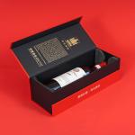 Custom Hot Gold Printed Paper Box Custom Red White Wine Package Gift Box For