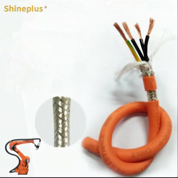 Servo Motor 4 Core 1.5 2.5 4.0 6.0 Square Orange High Flexible Drag Chain