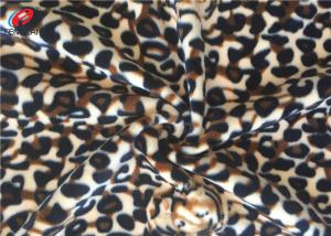 Wholesale Stretching Polyester Spandex Velvet Fabric Animal Printed Warp Knitting Fabric from china suppliers