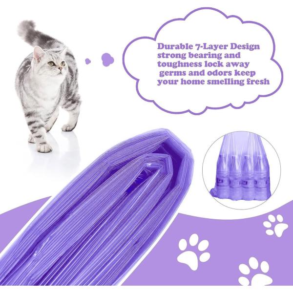High Quality Cat Litter Refill Bags Odor Resistant Refill Foil Rings Compatible with Cat Litter Refill Bags Bins Standard Pail