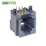 DGKYD5523A1166IWA8DY5 full plastic light free RJ11 Ethernet connector 6P6C FR52