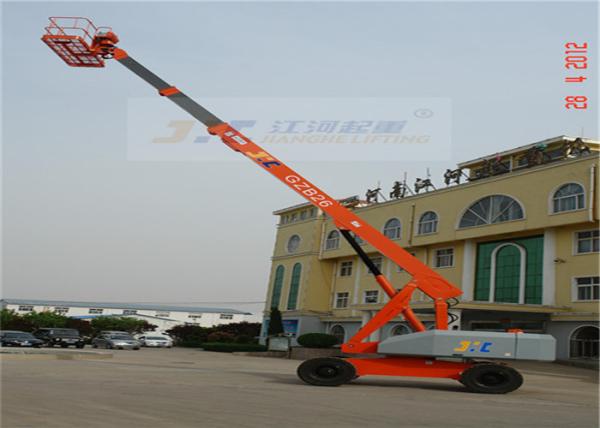 Multi Positions Telescoptic Boom Lift , Pull Behind Boom Lift Convenient
