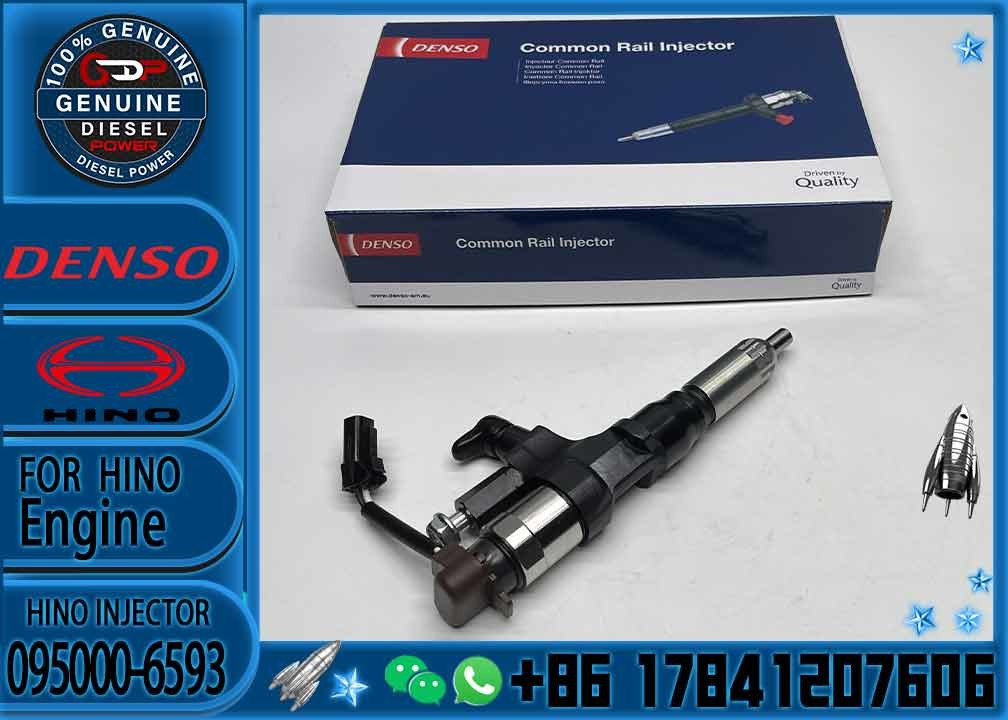 0950006593 Original Diesel Fuel Injector 095000-6593 23670-E0010 Diesel Engines Injection 095000 6593 For HINO