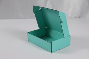 Wholesale Customizable Mint Green Corrugated Extra Hard Airplane Box Clothing Packaging from china suppliers