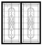 triple glazing panel with IGCC