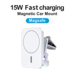 15W QI Wireless Magsafe Charger Magnetic Car Phone Holder 12V 1.5A