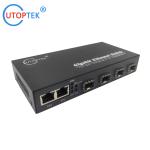universal Fiber Ethernet Switch 3*10/100/1000Base-Tx to 4*1000Base-Fx SFP Fiber