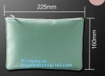 Customized quality PU leather large capacity stationery bag for pen pouch,