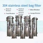 62KG Stainless Steel Bag Filter for Diesel Chemical Sewage in Manufacturing