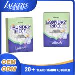 Zero Waste Hypoallergenic Washing Powder Sheets Customizable Remove Stains