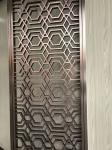 China Rose Gold Decorative Stainless Steel Metal Partition Room Divider Factory