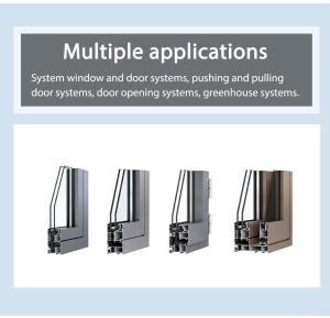 Wholesale ​Aluminium Door Frame Profile Heavy-Duty Corrosion-Resistant With Thermal Break Design from china suppliers