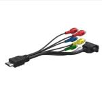 HD-MI to RCA Cable 1080P 5ft HD-MI Male to 3 RCA Female Video Audio AV Cable