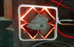 80KHZ 15KW High Frequency Induction Heater For Blacksmith Bolt Forge