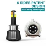 YAYE AC/DC8-80V 8V 12V 24V P15D H4 Ba20D HS1 H6 H6M LED Motorcycle Headlight