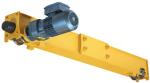 Remote Control Single Girder Bridge Crane With Cabin Rain Cover Weight Display