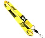 Shining Material Custom Nylon Lanyards , Safety Neck Lanyards For Phone Keys