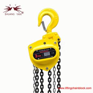 Wholesale Effortless Lifting Chain Pulley Block Hoist for Heavy Duty Lifting Operations 3 Ton / 29.4kN from china suppliers