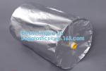 Factory Custom Round Bottom Aluminum Foil Liner Bags For Drum Liner Bag
