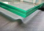 Flat / Curve Shape Laminated Float Glass , Coloured Laminated Glass For Bus