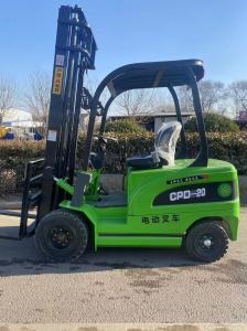 Wholesale 1 Ton Electric Forklift with Solid Front Tyres and Hydraulic Steering for Warehouse from china suppliers