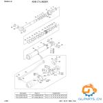 R480LC-9 Arm Cylinder Assy 31QB-50130 for Hyundai Excavator Parts