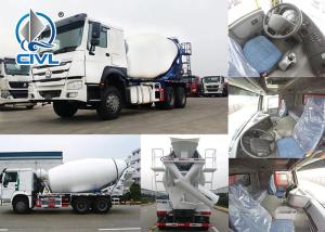 Wholesale Sinotruck New Concrete Mixer Truck With Air Conditioner Cabin For Sale 6x4/8x4/4x2 concrete mixing equipment from china suppliers