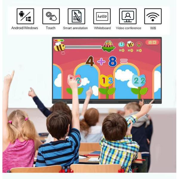 Touch Screen Presentation Board With Built-In 13MP Camera And Long-Lasting Life Time Of ≥50000 Hours