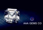 OEM Colorless Asscher Cut Moissanite 10mm Hardness 9.2 To 9.5