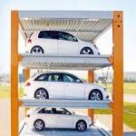 Hydraulic Chain Elevated Car Parking System With Emergency Stop Button
