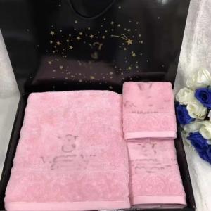 Wholesale Polyester Rectangle Towel Set for Hotel Bathroom 2024 Design Trending 35*75cm 70*140cm from china suppliers
