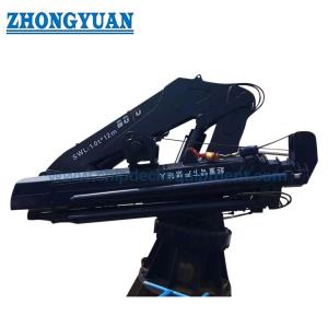 Wholesale Hydraulic Full Knuckle Telescopic Boom Crane For Limit Deck Space Ship Deck Equipment from china suppliers
