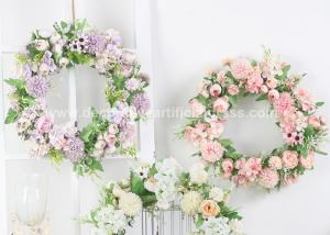 Wholesale 15'' Hanging Artificial Flower Wreaths On Door OEM ODM from china suppliers