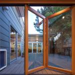 Patio Exterior Bifold Commercial Aluminium Doors Double Glazing Lowes Bi Fold