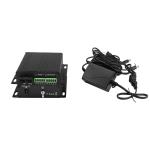RS232 Serial Fiber Optic Modem 40KM Dual Fiber SC Port Compact Size Wall Mounted