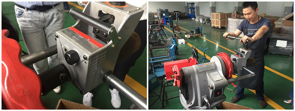 STG11A Manual pipe grooving machine can be mounted to RIDGID300 power unit