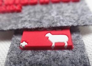 Wholesale Woven Screen Printing Label , Sewing Printed Labels For Clothing Eco - Friendly from china suppliers