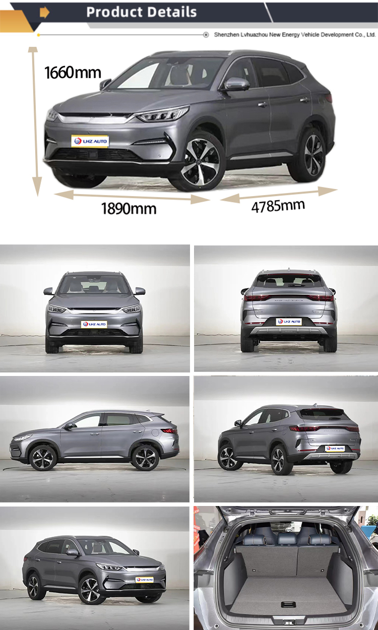 Intelligent Electric Vehicle BYD Song Luxury Edition SUV with 650KM Range and 5 Seats