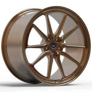 Wholesale G70 BMW 760 Custom 1-PC Forged Rims 22x9.5 and 22x11 Gloss Bronze from china suppliers