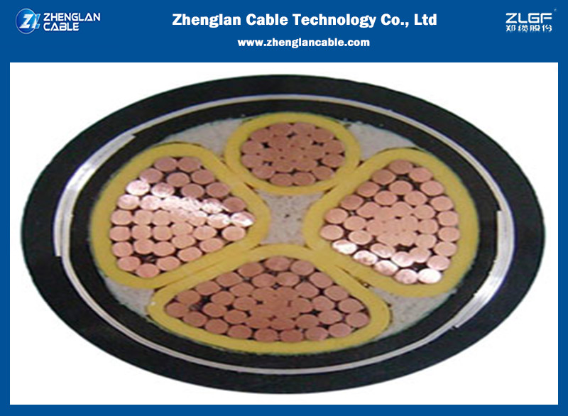 LV XLPE PVC Insulated Armoured Underground Power Transmission Cable 3x95mm+1x50mm