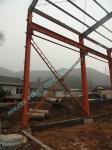 Multi Gable Span Steel Framed Buildings Prefabricated ASTM Standards 82' X 96' H