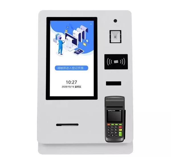 15.6 Inch Automatic Smart hotel check in kiosk With Card Dispenser Passport
