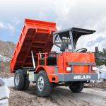 3 Ton Underground Articulated Truck Automatic Diesel Engine Mine For Tunnel
