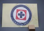 Garments Customised Silicone Heat Transfer Labels With 3 Colour Logos