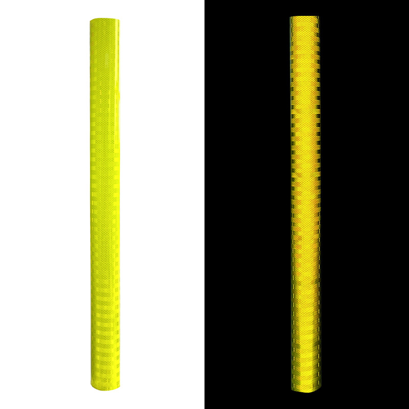 Release Liner Supported Prismatic Reflective Film For Conspicuity Markings